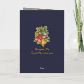 Kerstengel met herten Kaart (Achterkant)