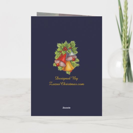 Kerstengel met herten Kaart (Achterkant)