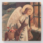 kerstengel met Onderzetter van de heer Deer (Voorkant)