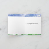 Kerstengel met ster kerstgroet kaart (Binnen)