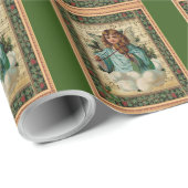 Kerstengel met Violin Cadeaupapier (Rol Hoek)