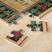 Kerstengel met Violin Legpuzzel (Zijkant)