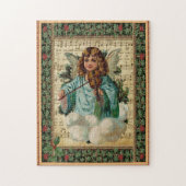 Kerstengel met Violin Legpuzzel (Verticaal)