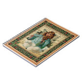 Kerstengel met Violin Notitieboek (Linkerzijde)