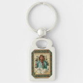 Kerstengel met Violin Sleutelhanger (Voorkant)