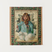 Kerstengel met Violin Wandkleed (Voorkant)