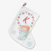 Kerstengel Monogram Grote Kerstsok (Voorkant (Hangend))