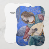 Kerstengel Musicerende engel Melozzo da Forli Vati Feestdagenkaart (Voorkant / Achterkant)