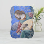 Kerstengel Musicus Melozzo da Forlì Vaticaan Feestdagenkaart (Staand voorkant)