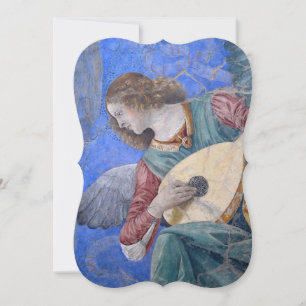Kerstengel Musicus Melozzo da Forli Vaticaan Feestdagenkaart