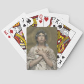 kerstengel pokerkaarten (Achterkant)