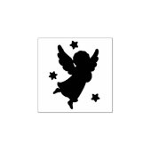 kerstengel rubberstempel (Afrduk)