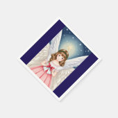 kerstengel servet (Hoek)