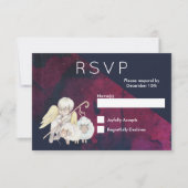 kerstengel Shepherd met Lambs RSVP (Voorkant)