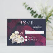 kerstengel Shepherd met Lambs RSVP (Staand voorkant)