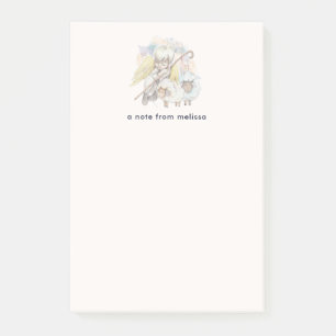 Kerstengel Shepherd met lammeren Post-it® Notes