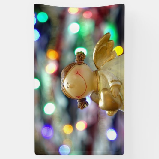 kerstengel spandoek (Verticaal)