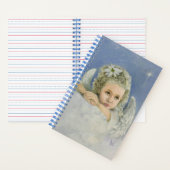 Kerstengel Spiraal Notebook Notitieboek (Binnen)