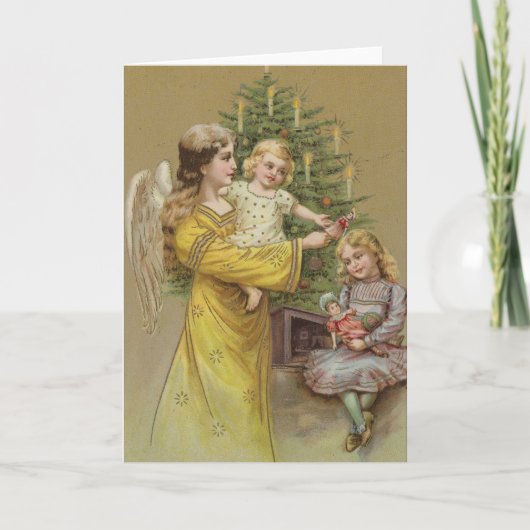 kerstengel |  vakantie kaart (Voorkant)