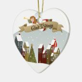 kerstengel | Vakantievorming Keramisch Ornament (Links)