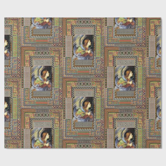 KERSTENGEL van FILIPPINO LIPPI Cadeaupapier (Vlak)