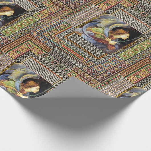 KERSTENGEL van FILIPPINO LIPPI Cadeaupapier (Hoek)