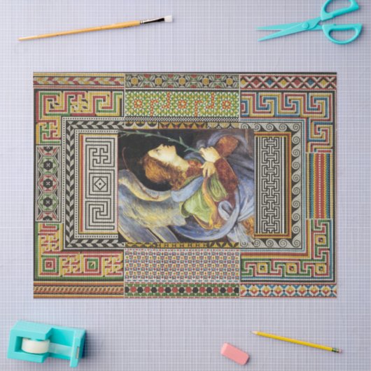 KERSTENGEL van FILIPPINO LIPPI Tissuepapier (Craft)