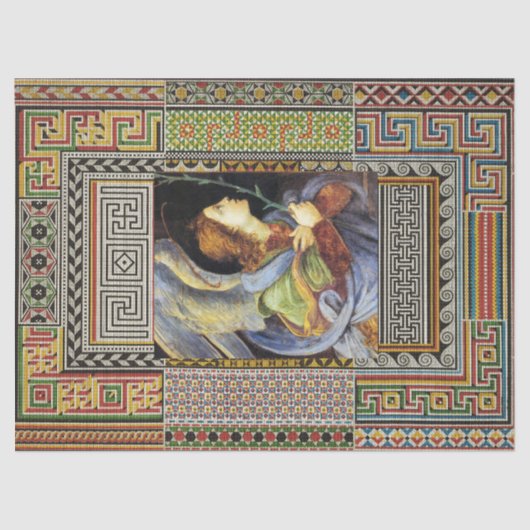 KERSTENGEL van FILIPPINO LIPPI Tissuepapier (Voorkant)