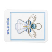 Kerstengel van het geloof magneet (Horizontaal)