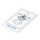 Kerstengel van het geloof magneet (Linkerzijde)