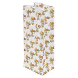 kerstengel wijn cadeautas