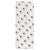 kerstengel wijn cadeautas (Achterkant)