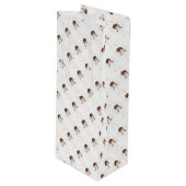 kerstengel wijn cadeautas (Voorkant Gekanteld)