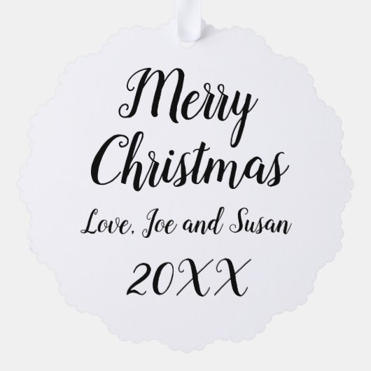 KerstEngeland Engeland Ornament Kaart (Achterkant)