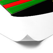 Kerstengelbelposter Poster (Hoek)