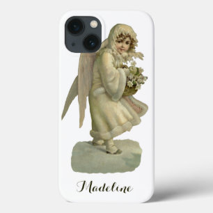 Kerstengelbloemen in vintage stijl, Victoriaanse u Case-Mate iPhone Case