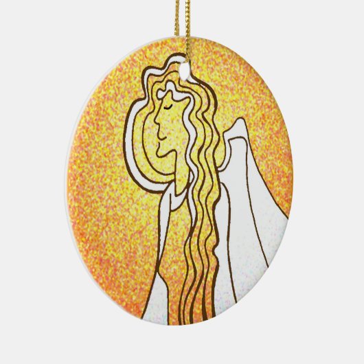 Kerstengelen en Jezus Keramisch Ornament (Rechts)