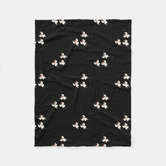 kerstengelen fleece deken