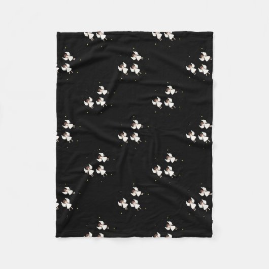 kerstengelen fleece deken (Voorkant)