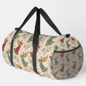 Kerstengelen in vintage stijl plunjezak (Rechterhoek)