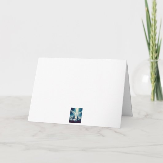 Kerstengelen Kerstkaart Bedankkaart (Achterkant)