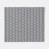 Kerstengelen Met Trompetten Fleece Deken (Voorkant (Horizontaal))