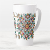 Kerstengelen multikleur latte mok (Rechterhoek)