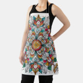 Kerstengelen multikleur schort (Insitu)