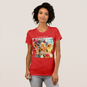 kerstengelen t-shirt (Voorkant volledig)