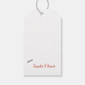 KERSTENGELEN VAN DE KERSTMAN CADEAULABEL (Voorkant)