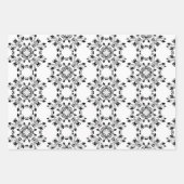 KERSTENGELEN Verpakking Papieren Blad Set van 3 Inpakpapier Vel (Voorkant 2)