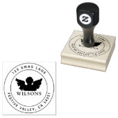 Kerstengelenfeestdag Rubberstempel (Gestempeld)