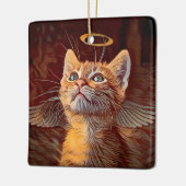 Kerstengelornament Keramisch Ornament (Links)