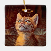 Kerstengelornament Keramisch Ornament (Voorkant)